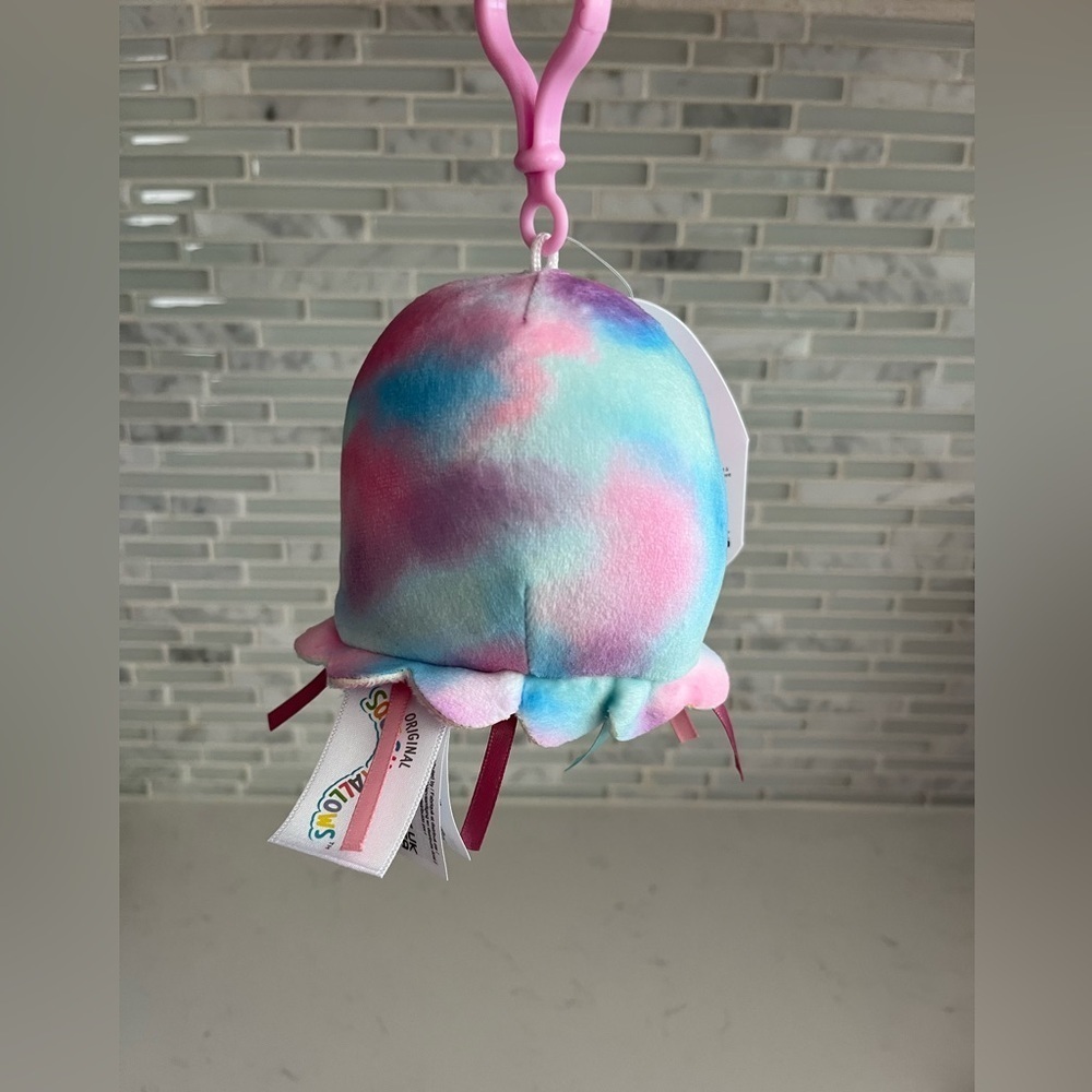 NWT Squishmallows Krisa the Jellyfish clip - Picture 2 of 3